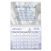 Kalender 2025 - Blütezeit (Jan 2026)