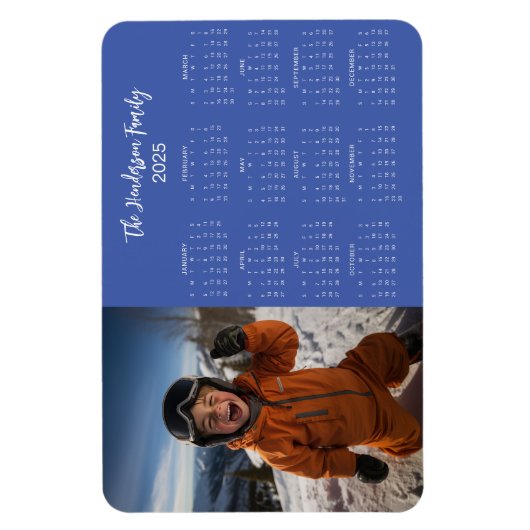 Kalender 2025 Foto Magnet (Vertikal)