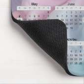 Kalender 2025 für Abstrakte Baumwollkerzen Mousepad (Ecke)