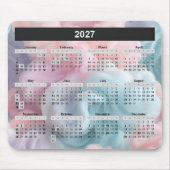 Kalender 2025 für Abstrakte Baumwollkerzen Mousepad (Vorne)