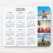Kalender 2025 für den benutzerdefinierten Speicher Mousepad (Vorne)