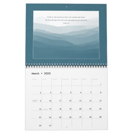 Kalender 2025 für Schrift und Förderung (Mär 2025)