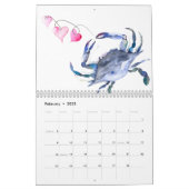 Kalender 2025 Kalender der tropischen Wasserfarben (Feb 2025)