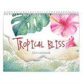 Kalender 2025 Kalender der tropischen Wasserfarben (Titelbild)