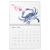 Kalender 2025 Kalender der tropischen Wasserfarben (Feb 2027)