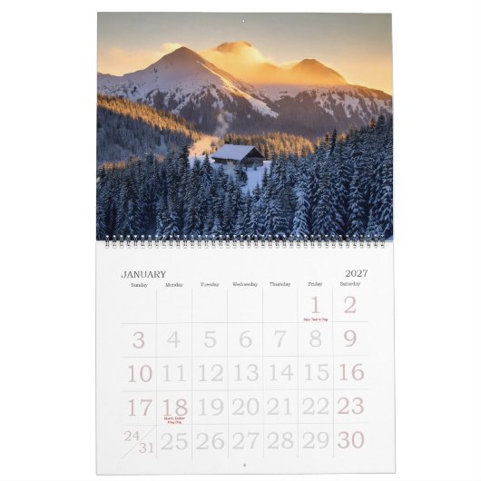 Kalender 2025 Landschaft (Jan 2027)