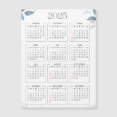 Kalender 2025 magnetkarte (Vorderseite)