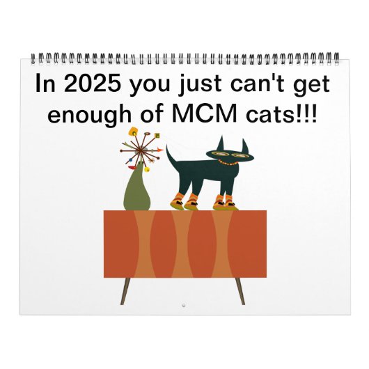 Kalender 2025 mit MCM Katzen (Titelbild)