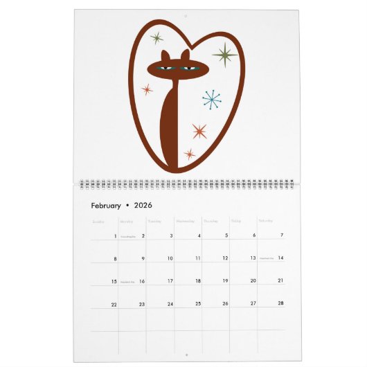 Kalender 2025 mit MCM Katzen (Feb 2026)