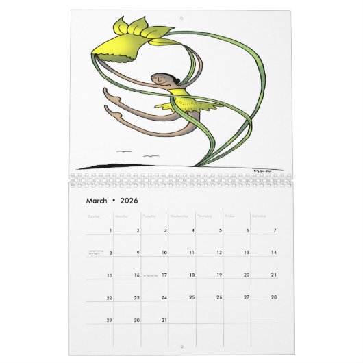 Kalender 2025 mit Originalkunst. (Mär 2026)