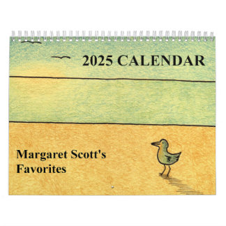 Kalender 2025 mit Originalkunst.