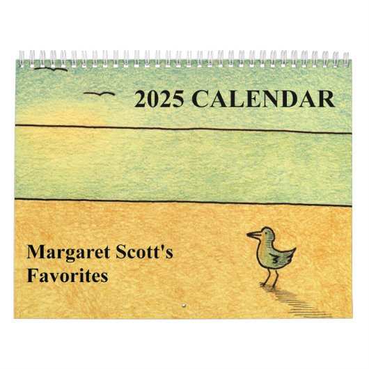 Kalender 2025 mit Originalkunst. (Titelbild)