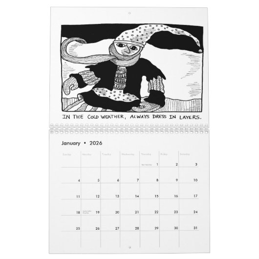 Kalender 2025 mit Originalkunst. (Jan 2026)