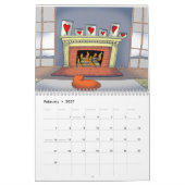 Kalender 2025 mit Originalkunst. (Feb 2027)