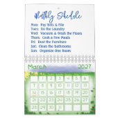 Kalender 2025 Monatlicher Zeitplan Blumenkuh (Mär 2027)