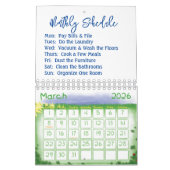 Kalender 2025 Monatlicher Zeitplan Blumenkuh (Mär 2026)