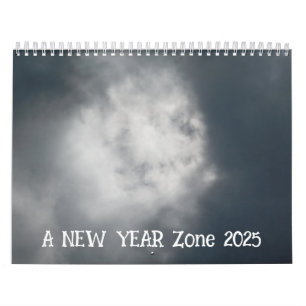 Kalender 2025 Neujahrsdesign