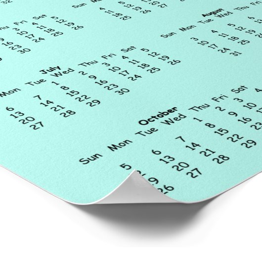 Kalender 2025 - Promise Poster (Ecke)