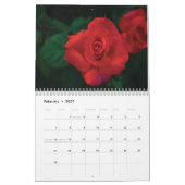 Kalender 2025 - Rote Blume (Feb 2027)