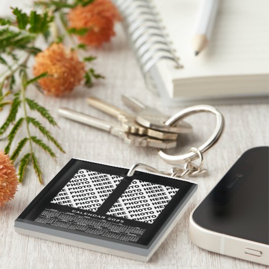 Kalender 2025 Schlüsselanhänger 4 Vertikale Foto h (Vorderseite rechts)