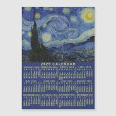 Kalender 2025 - Startnächte oder Foto Magneteinladung (Vorderseite)