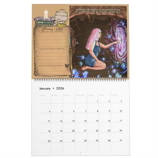 Kalender 2025 | "Trust Your Magic" von Alexis Raku (Jan 2026)