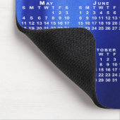 Kalender 2025 zum Abstrakten Blue Custom Foto Mousepad (Ecke)