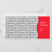 Kalender 2026 1 Foto rote Karte hinzufügen (Vorderseite)