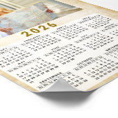 Kalender 2026 Benutzerdefiniertes Foto Poster (Ecke)