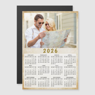 Kalender 2026 Benutzerdefiniertes Foto Volljahr Ma Magnetkarte