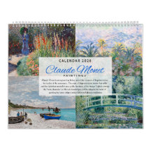 Kalender 2026 - Claude Monet - Impressionismus
