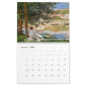 Kalender 2026 - Claude Monet - Impressionismus (Jan 2026)