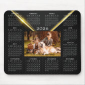 Kalender 2026 Ein Foto mit dem Namen Black Gold Mousepad (Vorne)