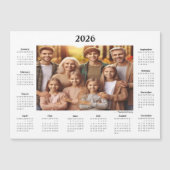 Kalender 2026 Foto Magnetkarte (Vorderseite)