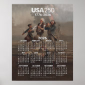 Kalender 2026 - Geist von 76 - Amerikas 250. Poster (Vorne)