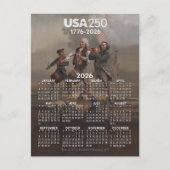 Kalender 2026 - Geist von 76 - Amerikas 250. Postkarte (Vorderseite)