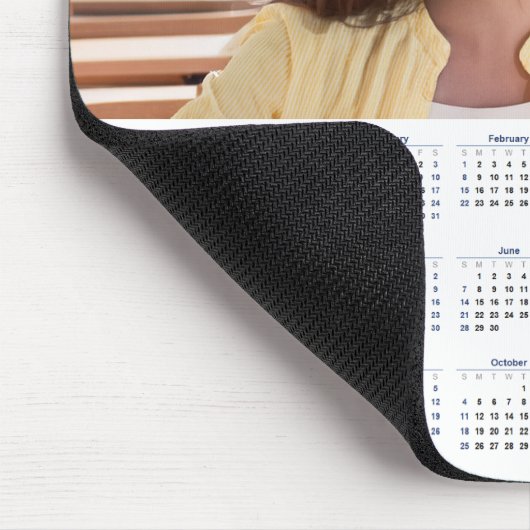 Kalender 2026 mit benutzerdefiniertem Foto Mousepad (Ecke)