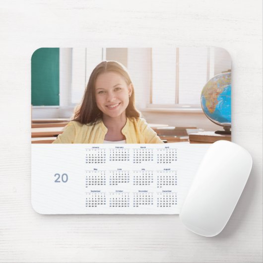 Kalender 2026 mit benutzerdefiniertem Foto Mousepad (Mit Mouse)