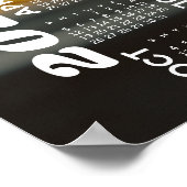 Kalender 2026 mit Foto Volljährig anzeigen Moderne Poster (Ecke)