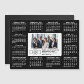 Kalender 2026 mit Logo Kontakt Information Magnet (Vorne/Hinten)