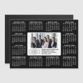 Kalender 2026 mit Logo Kontakt Information Magnet (Vorne/Hinten)