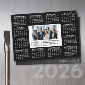 Kalender 2026 mit Logo Kontakt Information Magnet