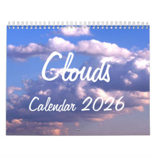 Kalender 2026 mit Wolken