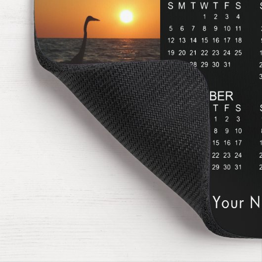 Kalender 2026 Personalisierte FotoCollage 4 Mousepad (Ecke)