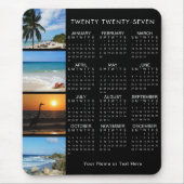 Kalender 2026 Personalisierte FotoCollage 4 Mousepad (Vorne)