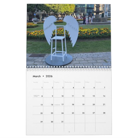 Kalender 2026 Portugal. Planen Sie Ihre Reise nach (Mär 2026)