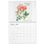 Kalender 2026 - Rose - P.J. Redouté (Feb 2027)