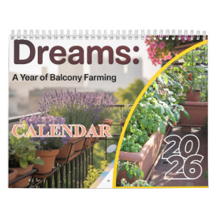 Kalender 2026 Städtische Gartenarbeit und Balkonwi