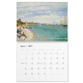 Kalender 2027 - Claude Monet - Impressionismus (Mär 2027)