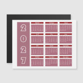 Kalender 2027 magnetkarte (Vorne/Hinten)